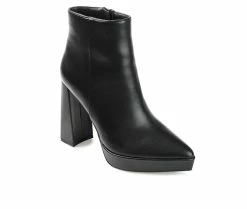 Buy 𧨠Women's Journee Collection Marnnie Heeled Platform Booties Black π― 8 Buy 𧨠Women's Journee Collection Marnnie Heeled Platform Booties Black π― -Journee shop 2 126
