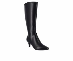 Coupon 🤩 Women's Impo Namora Sustainable Knee High 🥾 Boots Black PU 🎉 -Journee shop 2 15