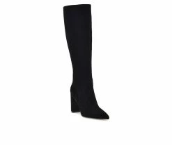 Hot Sale π Women's Nine West Dane Heeled Knee High π₯Ύ Boots Black Suede π 8 Hot Sale π Women's Nine West Dane Heeled Knee High π₯Ύ Boots Black Suede π -Journee shop 2 150