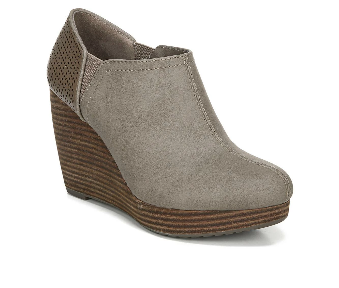 Hot Sale π― Women's Dr. Scholls Harlow Wedge Booties Taupe Synthetic π€© 3 Hot Sale π― Women's Dr. Scholls Harlow Wedge Booties Taupe Synthetic π€© - Image 3