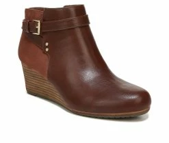 Promo 🔥 Women's Dr. Scholls Double Wedge Booties Copper Brown 🧨 -Journee shop 2 162