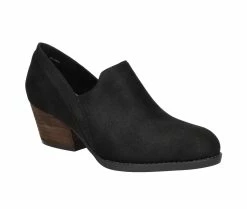 Outlet 🎉 Women's Bella Vita Nakia Heeled Low Cut Booties Black 👍 -Journee shop 2 178