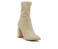 Promo π₯° Women's London Rag Zahara Block Heel Ankle π₯Ύ Boots Beige π 8 Promo π₯° Women's London Rag Zahara Block Heel Ankle π₯Ύ Boots Beige π -Journee shop 2 190
