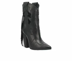 Wholesale 🎁 Women's Dingo Boot Lady's Night Western 🥾 Boots Black ⌛ -Journee shop 2 192