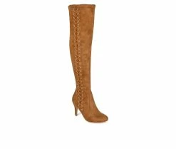 Cheapest 😉 Women's Journee Collection Abie Extra Wide Calf Knee High 🥾 Boots Tan 😍 -Journee shop 2 210