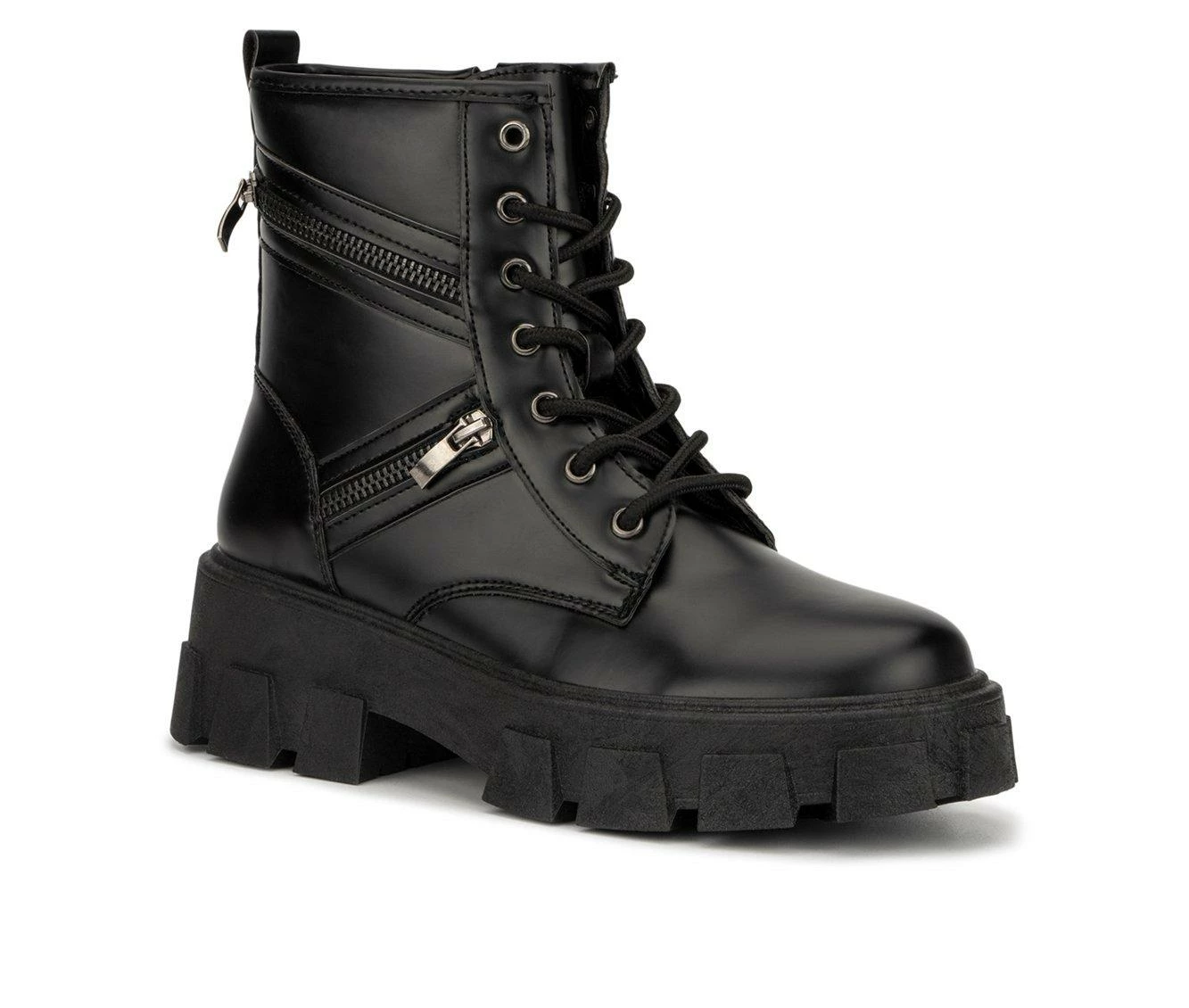 Brand new π Women's Olivia Miller Alexa Platform Combat π₯Ύ Boots Black π― 3 Brand new π Women's Olivia Miller Alexa Platform Combat π₯Ύ Boots Black π― - Image 3