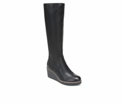 Flash Sale 👍 Women's Soul Naturalizer Approve Knee High Wedge 🥾 Boots Black 🥰 -Journee shop 2 232