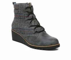 Best Pirce 🔥 Women's LifeStride Zone Wedge Booties Grey Multi ⌛ -Journee shop 2 234
