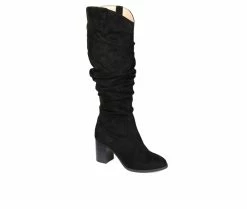 New 🌟 Women's Journee Collection Aneil Wide Calf Knee High 🥾 Boots Black 🎁 -Journee shop 2 243