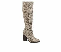 Promo 🥰 Women's Journee Collection Kyllie Knee High 🥾 Boots Animal 🥰 -Journee shop 2 254