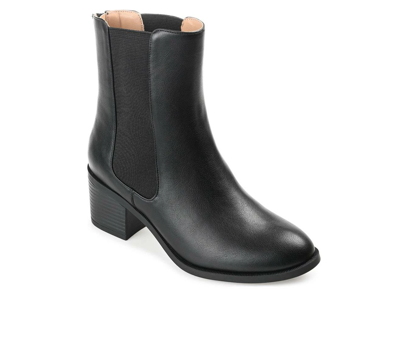 Discount π Women's Journee Collection Tayshia Block Heel Chelsea Booties Black β€οΈ 3 Discount π Women's Journee Collection Tayshia Block Heel Chelsea Booties Black β€οΈ - Image 3