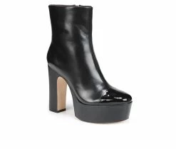 Wholesale π Women's Franco Sarto Valeria Platform Heeled Booties Black Leather π 8 Wholesale π Women's Franco Sarto Valeria Platform Heeled Booties Black Leather π -Journee shop 2 267