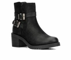 Promo 🔔 Women's Vintage Foundry Co Madison Heeled Booties Black 🧨 -Journee shop 2 278