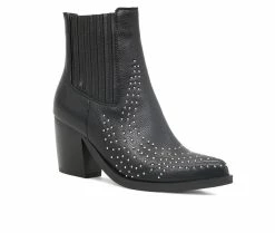 Best reviews of 👏 Women's London Rag Hilda Heeled Booties Black 😀 -Journee shop 2 284