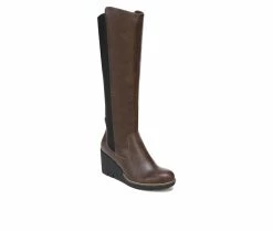 Brand new 😉 Women's Dr. Scholls Lindy Knee High Wedge 🥾 Boots Fudge Brown ✔️ -Journee shop 2 296