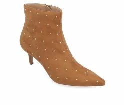 Brand new ✨ Women's Journee Collection Rossia Heeled Booties Tan ✨ -Journee shop 2 315