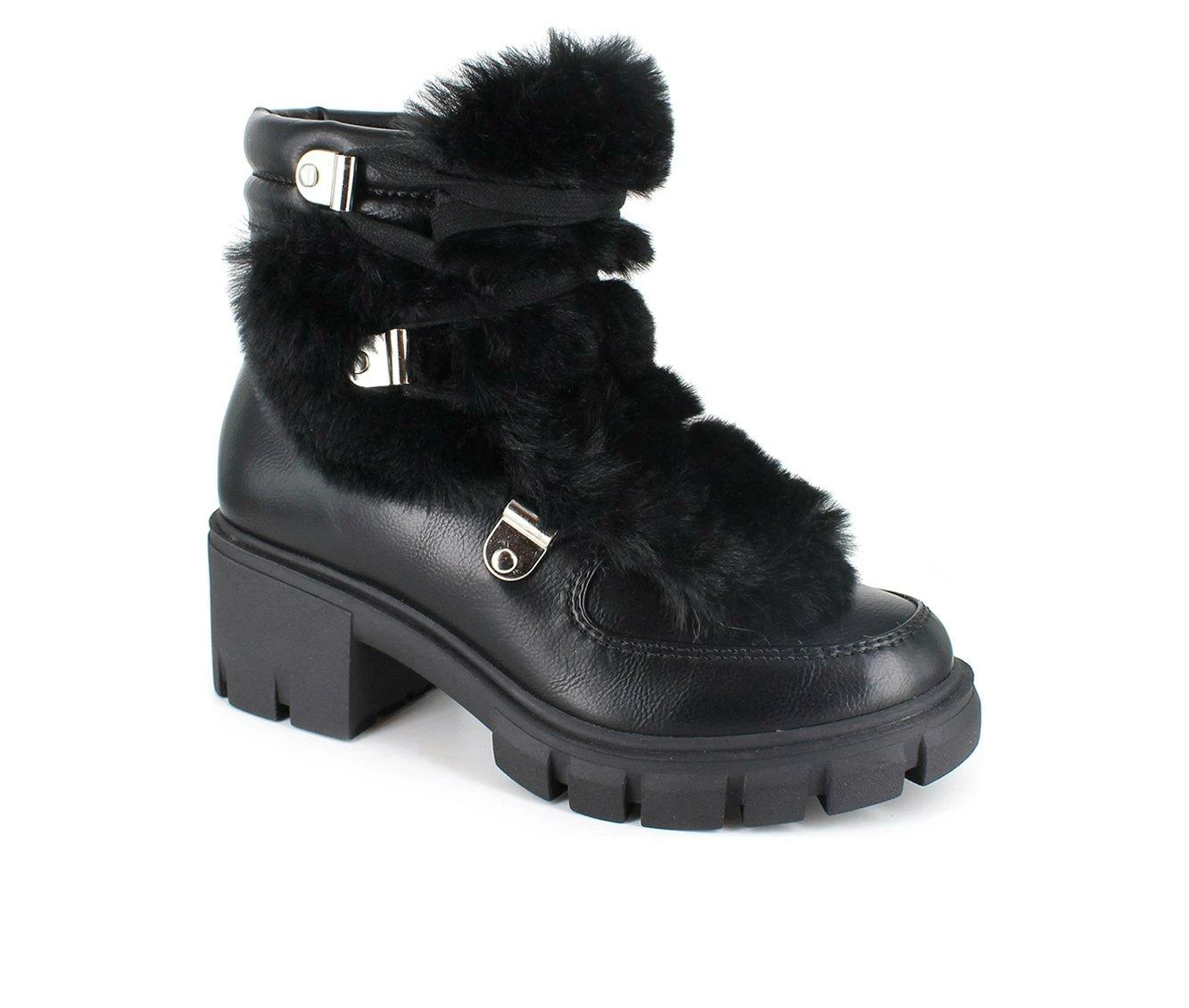 Best Pirce π Women's XOXO Odonna Winter Booties Black π 3 Best Pirce π Women's XOXO Odonna Winter Booties Black π - Image 3