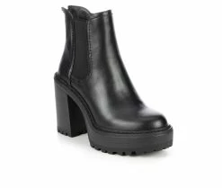 Best deal ⭐ Women's Madden Girl Kamora Platform Booties Black 👍 -Journee shop 2 37