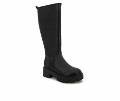 Cheapest 👏 Women's Unionbay Focus Knee High 🥾 Boots Black 🥰 -Journee shop 2 378