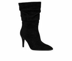 New π Women's Fashion To Figure Fiona WC Mid Calf π₯Ύ Boots Black Wide β 8 New π Women's Fashion To Figure Fiona WC Mid Calf π₯Ύ Boots Black Wide β -Journee shop 2 384
