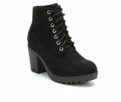 Brand new 👏 Women's Unr8ed Second Fashion Hiking 🥾 Boots Black ✔️ -Journee shop 2 4