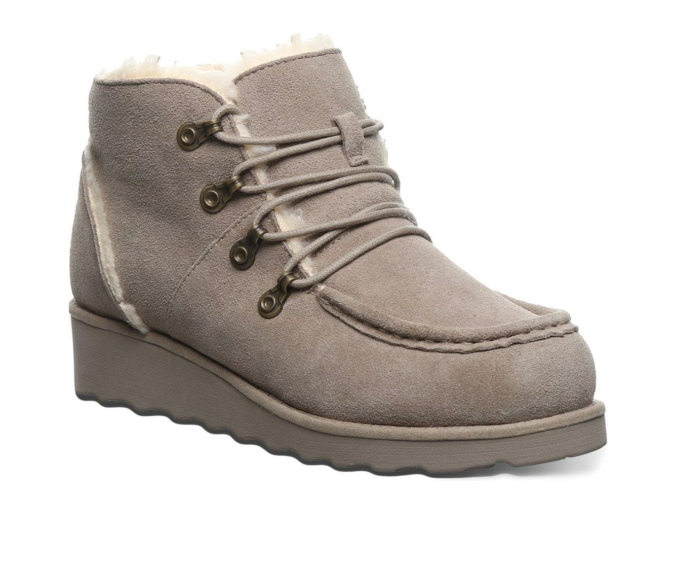 Best deal ๐ Women's Bearpaw Malinda Lace Up Booties Stone โญ 3 Best deal ๐ Women's Bearpaw Malinda Lace Up Booties Stone โญ - Image 3