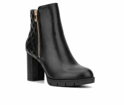 Best Pirce ❤️ Women's New York And Company Emmalynn Heeled Booties Black ✔️ 8 Best Pirce ❤️ Women's New York And Company Emmalynn Heeled Booties Black ✔️ -Journee shop 2 415