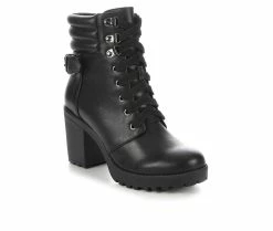 Flash Sale 🎉 Women's MIA Farah Fashion Hiking 🥾 Boots Black ⌛ -Journee shop 2 43
