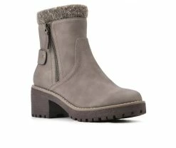 Wholesale π€© Women's Cliffs By White Mountain Blasting Heeled Booties Stone Nubuck π₯° 8 Wholesale π€© Women's Cliffs By White Mountain Blasting Heeled Booties Stone Nubuck π₯° -Journee shop 2 440