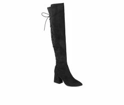 Best Pirce 😉 Women's Journee Collection Valorie Over-The-Knee 🥾 Boots Black ⭐ -Journee shop 2 445