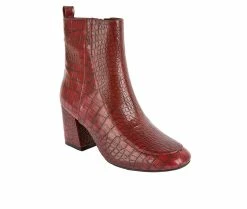 Deals 👍 Women's Jane And The 👟 Shoe Zenobia Booties Burgundy 👍 -Journee shop 2 457