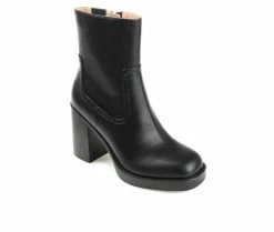 Best reviews of 🤩 Women's Journee Collection Brittany Block Heel Booties Black 🥰 -Journee shop 2 466