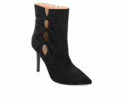 Best Sale 👏 Women's Journee Collection Deandre Stiletto Booties Black 🧨 -Journee shop 2 499