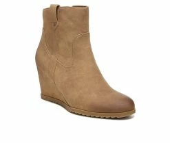 Brand new ✔️ Women's Soul Naturalizer Haley-West Wedge Booties Dark Oat Brown 💯 -Journee shop 2 509