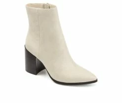 New 😉 Women's Journee Collection Kathie Booties Off White 😉 -Journee shop 2 52