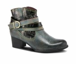 Wholesale 🧨 Women's L'Artiste Zhamsha-Shine Western Booties Blue Multi 👍 -Journee shop 2 527