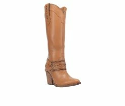 Best Sale ⌛ Women's Dingo Boot Masquerade Western 🥾 Boots Camel ✨ -Journee shop 2 540