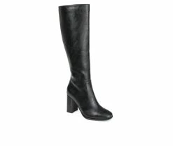 Hot Sale ✔️ Women's Journee Collection Karima Extra Wide Calf Knee High 🥾 Boots Black 🔔 -Journee shop 2 543