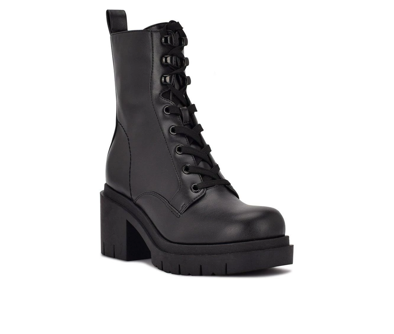 Promo π Women's Nine West Juna Lace Up Booties Black Patent β¨ 3 Promo π Women's Nine West Juna Lace Up Booties Black Patent β¨ - Image 3