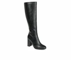 Deals 🌟 Women's Journee Collection Karima Wide Calf Knee High 🥾 Boots Black ✔️ -Journee shop 2 609