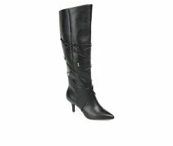 Wholesale 🔔 Women's Journee Collection Kaavia Wide Calf Knee High 🥾 Boots Black 👏 -Journee shop 2 689
