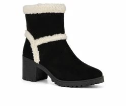 New ✨ Women's Olivia Miller Andrea Winter Booties Black 👍 -Journee shop 2 699