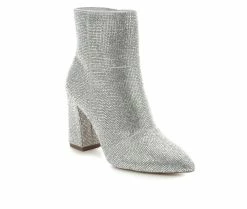 Best Sale π Women's Madden Girl Flex Booties Silver π€© 8 Best Sale π Women's Madden Girl Flex Booties Silver π€© -Journee shop 2 7