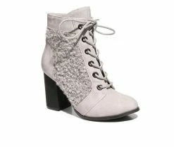 Best Pirce 🤩 Women's 2 LIPS TOO Too Lennon Lace-Up Booties Stone 🌟 -Journee shop 2 734