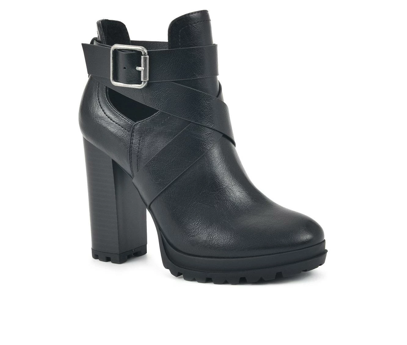 Promo π Women's Seven Dials Huntley Platform Booties Black 𧨠3 Promo π Women's Seven Dials Huntley Platform Booties Black 𧨠- Image 3