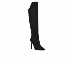 Flash Sale ❤️ Women's Nine West Teleena Over-The-Knee 🥾 Boots Black 🎁 -Journee shop 2 741