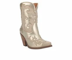 Best Sale ⭐ Women's Dingo Boot Raindance Cowboy 🥾 Boots Cream/Gold 🔔 -Journee shop 2 793