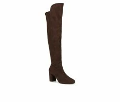 Buy 🤩 Women's New York And Company Luna Knee High 🥾 Boots Brown ✔️ -Journee shop 2 796