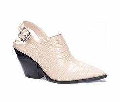 Cheap 🧨 Women's Chinese Laundry Tilani Booties Khaki Croco 🎁 -Journee shop 2 810