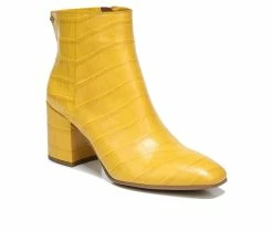 Hot Sale 😉 Women's Franco Sarto Tina 2 Booties Yellow 😀 -Journee shop 2 817